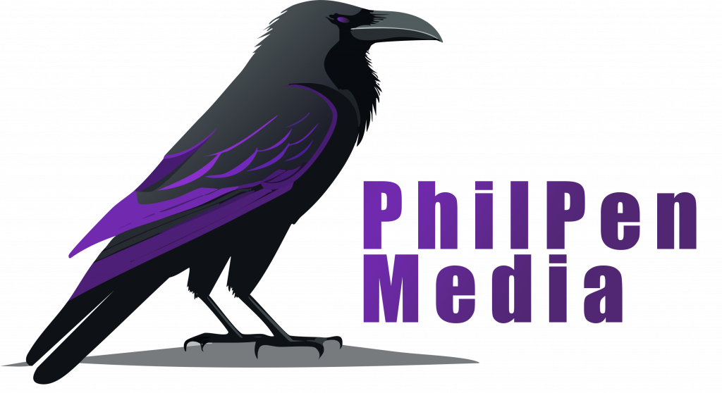 PhilPen Media Logo inkl schrift in lila